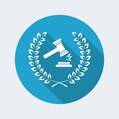 Mükemmel yasal hizmetler simgesi