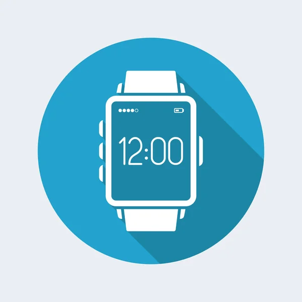 Reloj de pulsera digital, reloj inteligente o cronómetro — Vector de stock