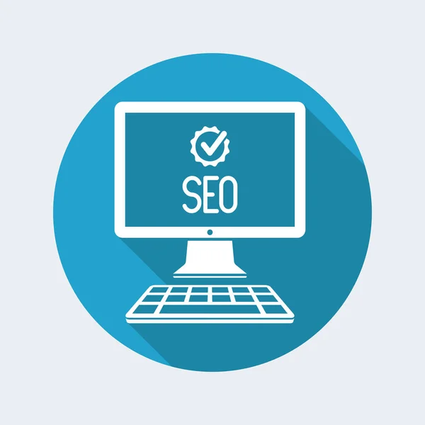 Controleren op SEO Premium — Stockvector