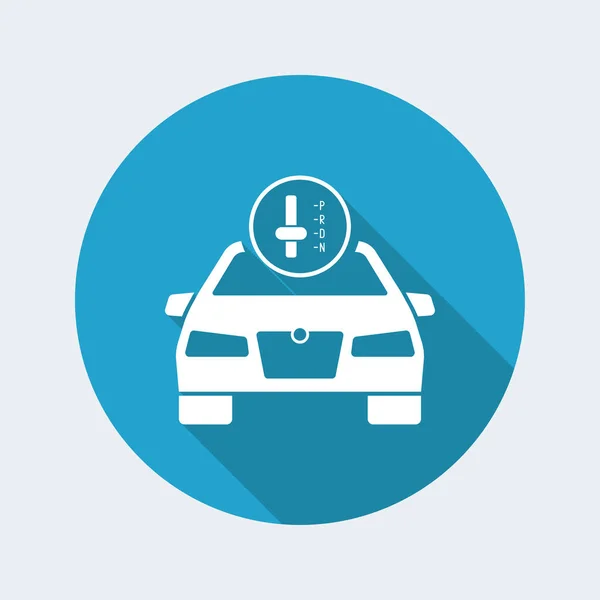 Ícone de símbolo de transmissão automática de carro —  Vetores de Stock