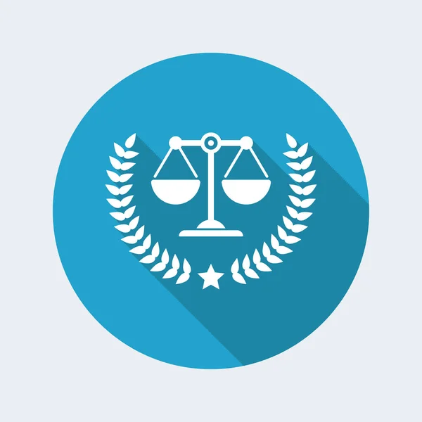 Excellent legal services icon — Stock Vector