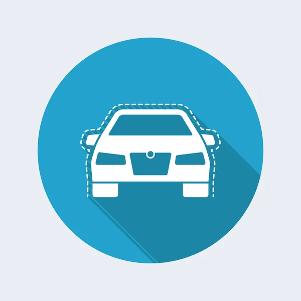 Icona concetto di protezione auto — Vettoriale Stock