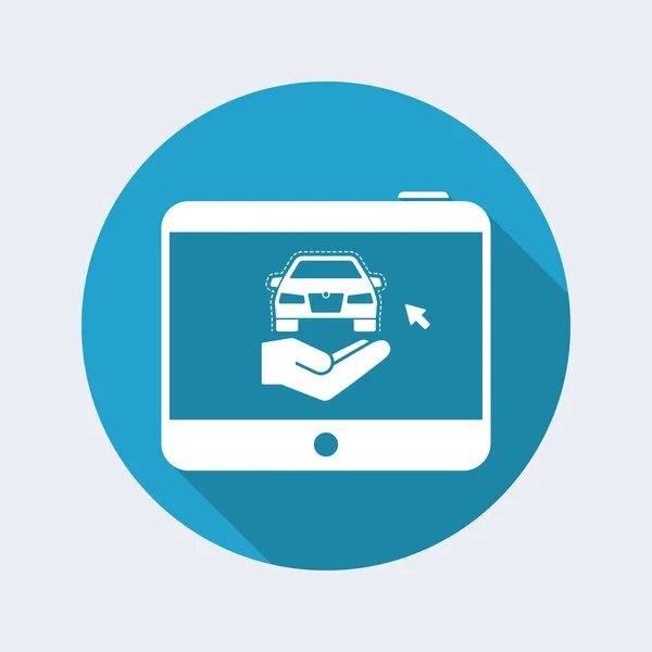 Kompletní služba ochrany auta online — Stockový vektor