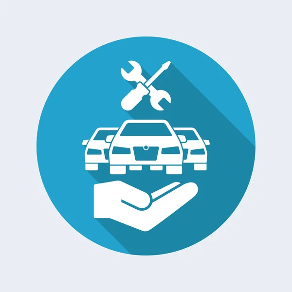 Icona simbolo di assistenza auto — Vettoriale Stock