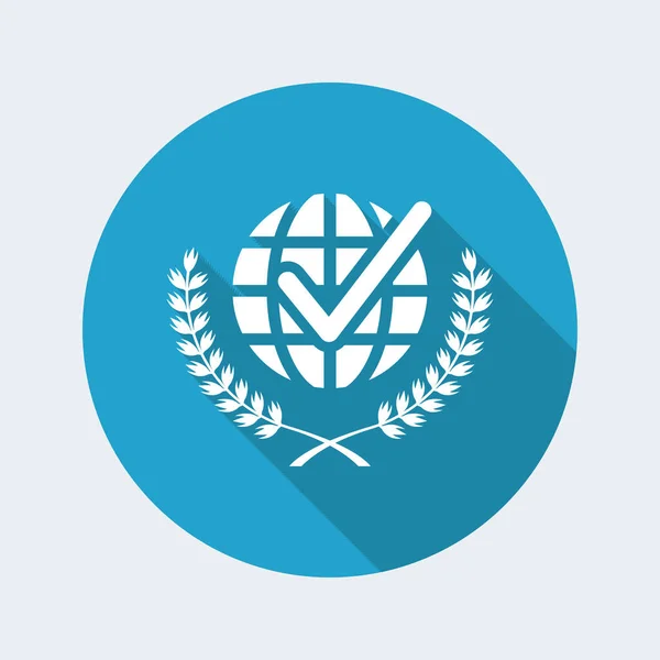 Wereldwijd Premium Services-symbool — Stockvector