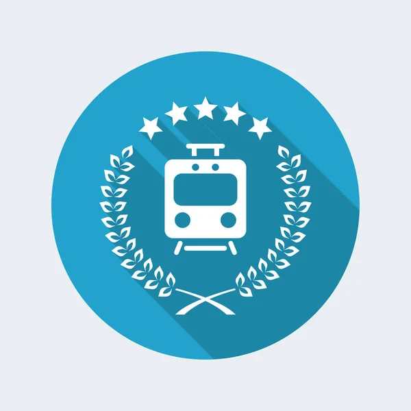 Ikona luxusního cestovního vlaku — Stockový vektor
