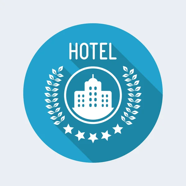 Bästa lyx hotel icon — Stock vektor