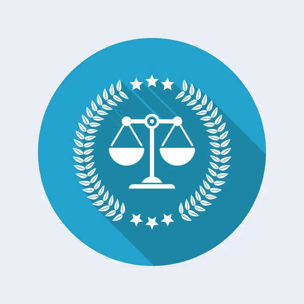 Legal assistance service icon — Stock Vector