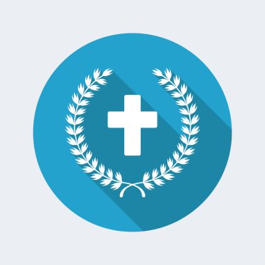 Hıristiyan haç ve defne