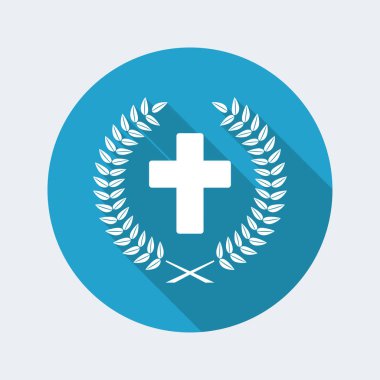 Hıristiyan haç ve defne