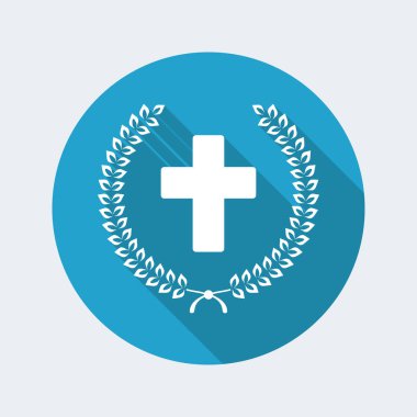 Hıristiyan haç ve defne