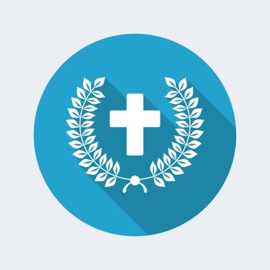 Hıristiyan haç ve defne