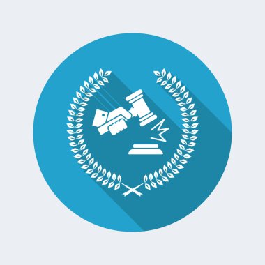 Mükemmel yasal hizmetler simgesi