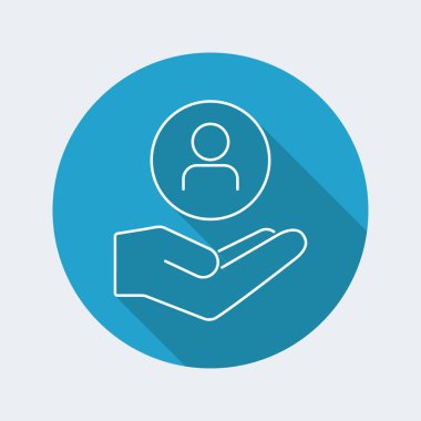 Kişisel hizmetler Lineal simgesi