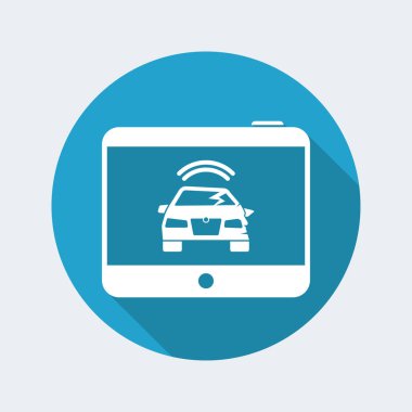 Araba kazasında sigorta uygulaması ve GPS sistemi