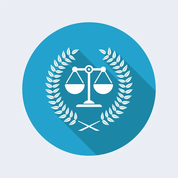 법률 지원 서비스 아이콘 — 스톡 벡터