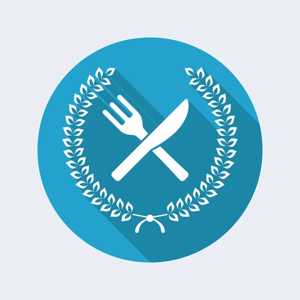 High quality restaurant icon — Stock Vector
