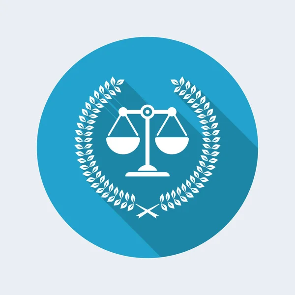 Legal assistance service icon — Stock Vector