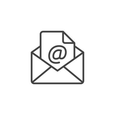 Bize ulaşın doğrusal simge