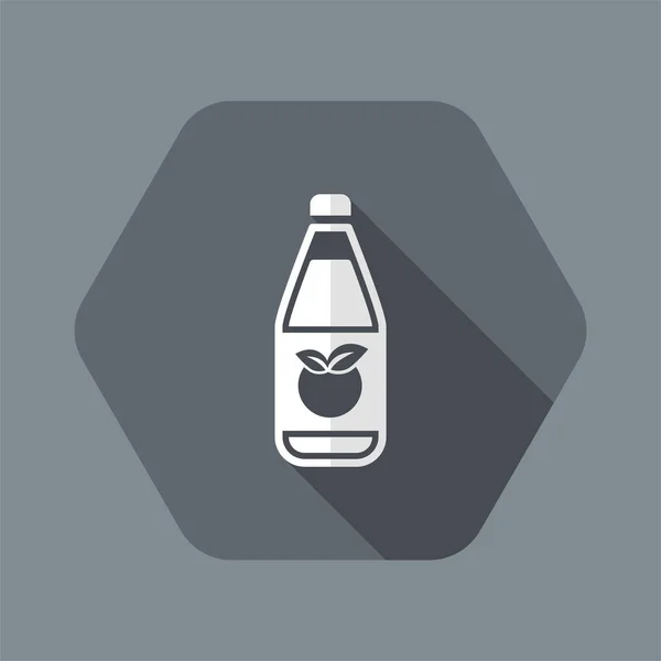 Ilustración vectorial del icono de zumo de fruta aislado — Vector de stock