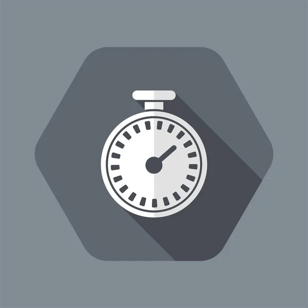 Vektoros illusztráció egyetlen elszigetelt kronométer ikon — Stock Vector