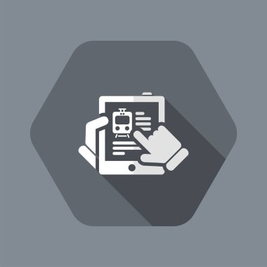 Tren Web sitesinde tablet