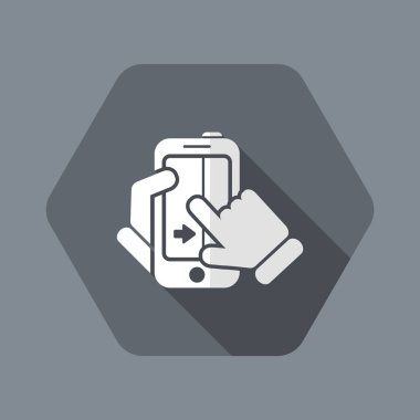 dokunmatik sürgülü simgesi