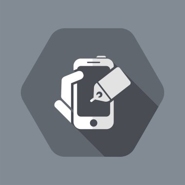 telefon etiketi simgesi