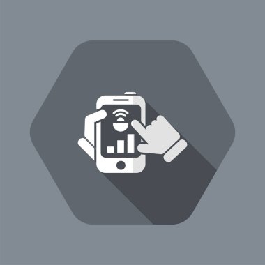 akıllı telefon bağlantı simgesi