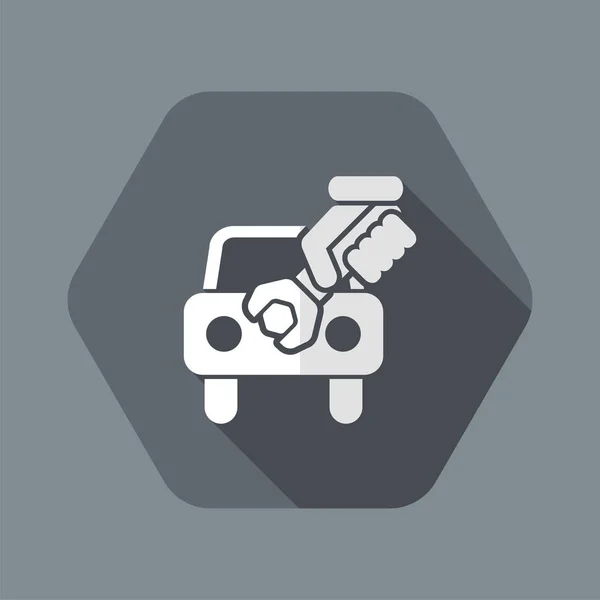 Auto bijstand pictogram — Stockvector
