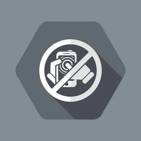 Icono de teléfono inteligente prohibido — Vector de stock