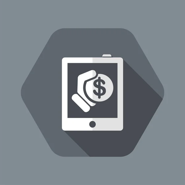 Tablet store icon — Stockvector