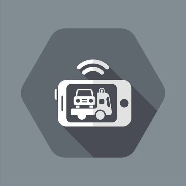 Assistance voiture mobile — Image vectorielle