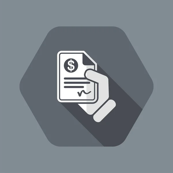 Payment document — Stockvector