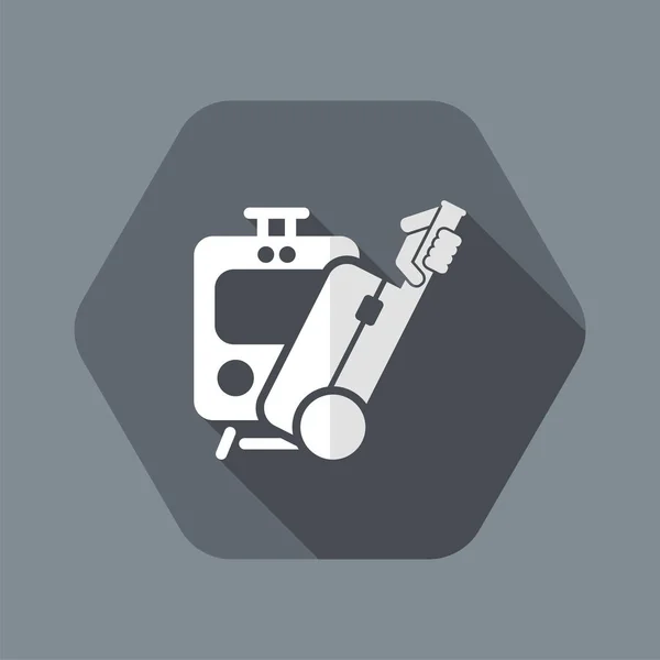 Trein pictogram — Stockvector