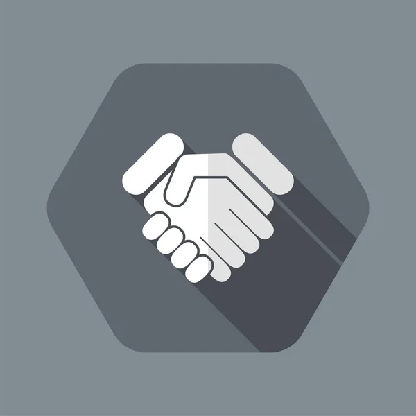 Handshake icon — Stock Vector