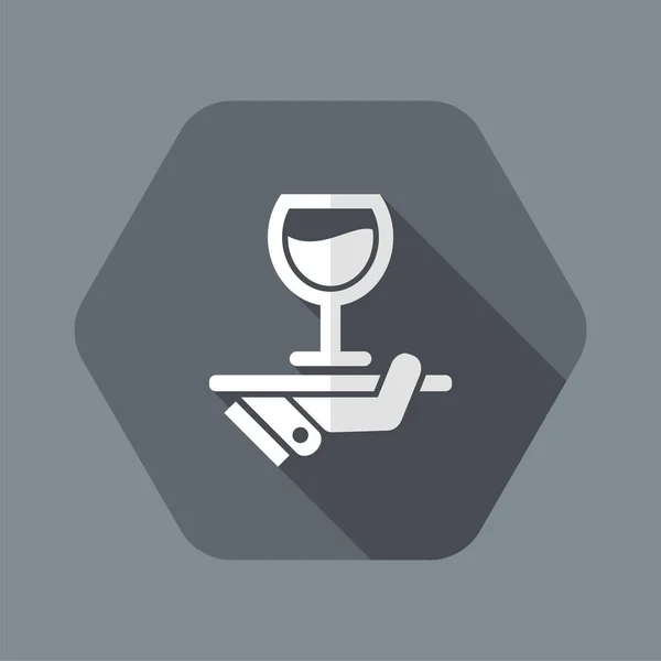 와인 리스트 아이콘 — 스톡 벡터