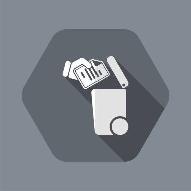 Atık toplama simgesini ayır