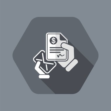 Bir banka belge ile posta