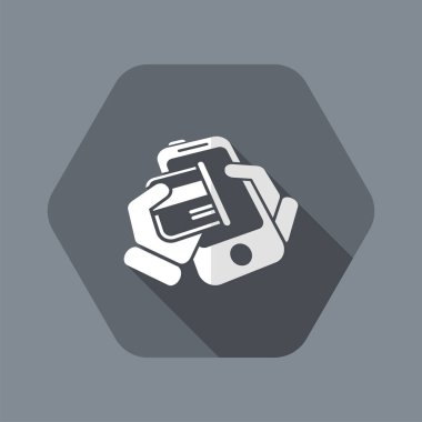 kart telefon simgesi