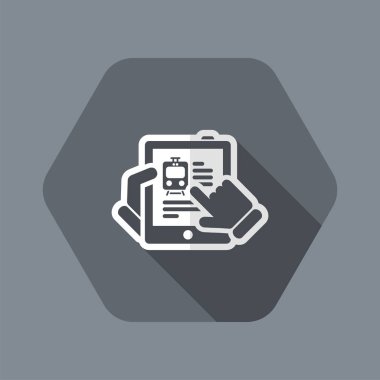 Tren Web sitesinde tablet