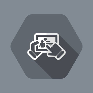 Tablet üzerinde sohbet