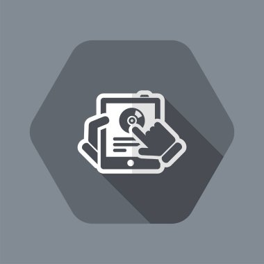 Tablet müzik simgesi