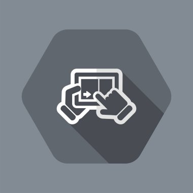 dokunmatik sürgülü simgesi