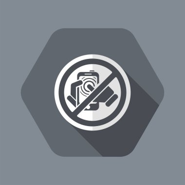 Yasak akıllı telefon simgesi