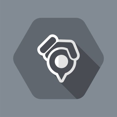 Konum işaretçisi simgesine