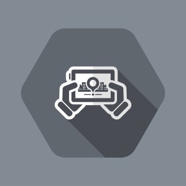 şehir haritası simgesini