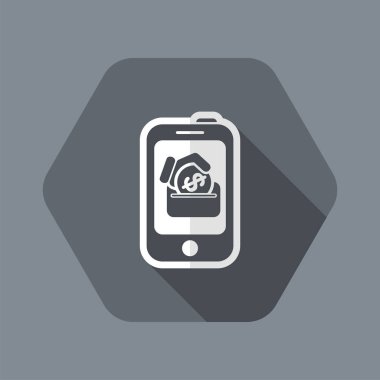 Dokunma aygıtında para simgesi