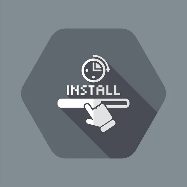 Snelle installatie — Stockvector