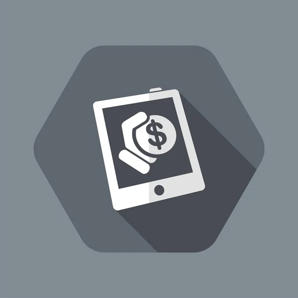 Tablet store icon — Stockvector
